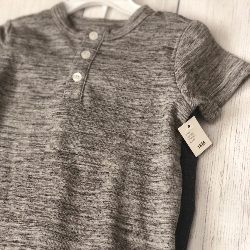 NEW 7 For All Mankind Kids Outfit Denim Joggers